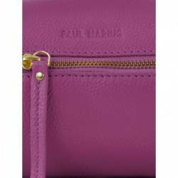 Mini Sac à Main Cuir Violet Femme Charlie Sorbet Cassis