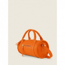 Mini Sac à Main Cuir Orange Femme Charlie Sorbet Mangue