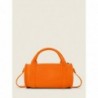 Mini Sac à Main Cuir Orange Femme Charlie Sorbet Mangue