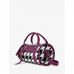 Sac Bowling Cuir Violet Femme Charlie Allure Zinzolin