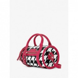 Sac Bowling Cuir Rose Femme Charlie Allure Fuchsia