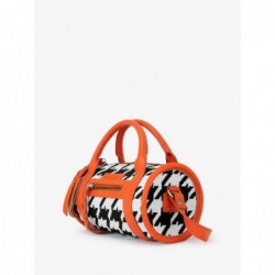 Sac Bowling Cuir Orange Femme Charlie Allure Orange