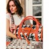 Sac Bowling Cuir Orange Femme Charlie Allure Orange