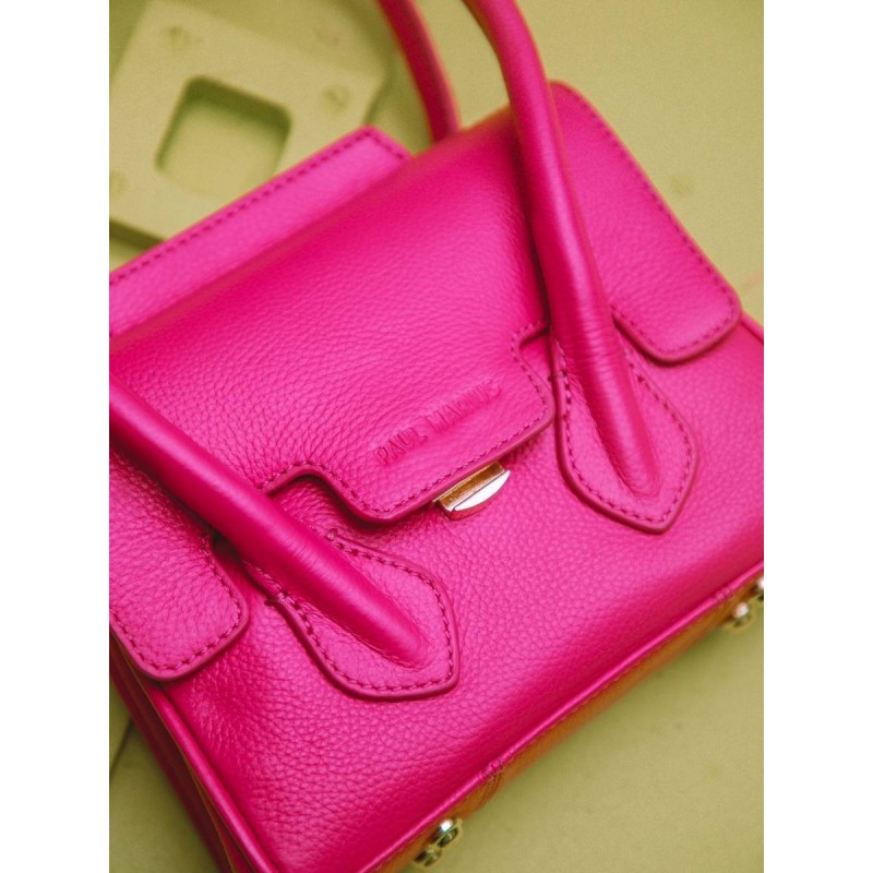 Mini Sac à Main Cuir Rose Femme Colette Xs Sorbet Framboise