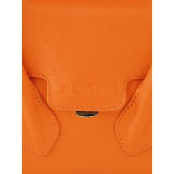 Mini Sac à Main Cuir Orange Femme Colette Xs Sorbet Mangue