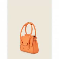 Mini Sac à Main Cuir Orange Femme Colette Xs Pastel Abricot