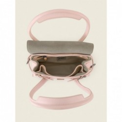 Mini Sac à Main Cuir Rose Femme Colette Xs Pastel Poudré