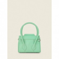 Mini Sac à Main Cuir Vert Femme Colette Xs Pastel Menthe