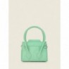 Mini Sac à Main Cuir Vert Femme Colette Xs Pastel Menthe