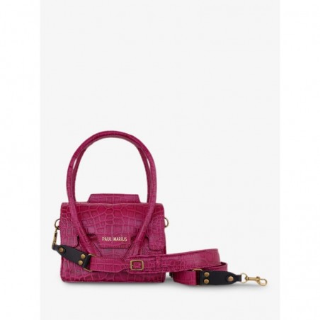 Sac à Main Rose Femme Colette Xs Alligator Tourmaline