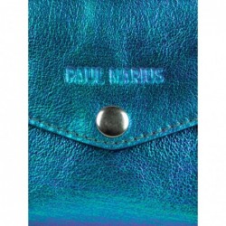 Sac BandoulièRe Cuir Femme Bleu Lemini Indispensable Scarabée