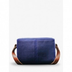 Sac BandoulièRe Cuir Femme Bleu Lemini Indispensable Bleu Egyptien