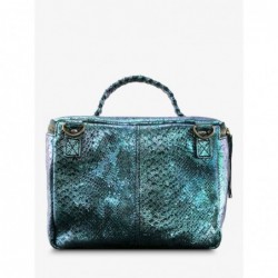 Paul Marius Sac BandoulièRe Cuir Femme Bleu Vert