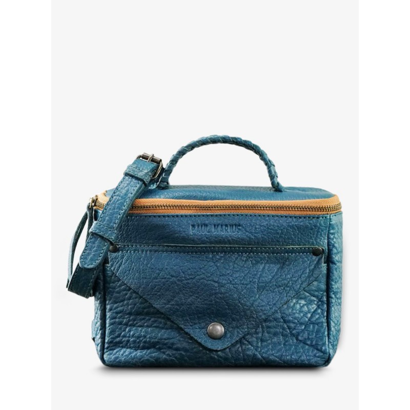 Paul Marius Sac BandoulièRe Cuir Femme Bleu