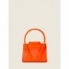 Mini Sac à Main Cuir Orange Femme