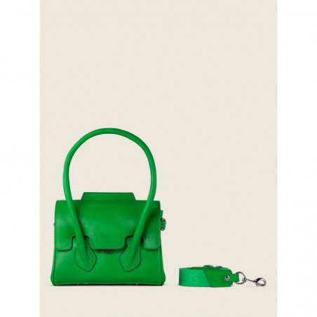 Mini Sac à Main Cuir Vert Femme