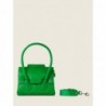 Mini Sac à Main Cuir Vert Femme