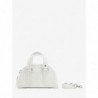 Sac Bowling Cuir Blanc Femme