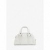 Sac Bowling Cuir Blanc Femme