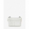 Mini Sac BandoulièRe Cuir Blanc Femme