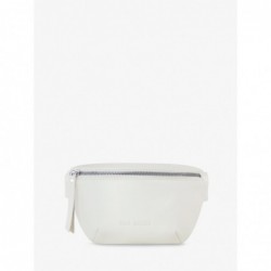 Mini Sac Banane Cuir Blanc Femme