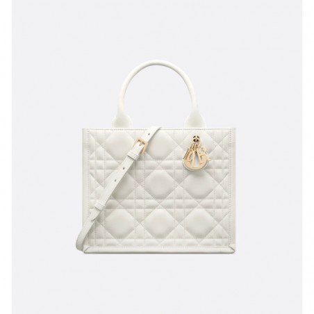 Sac Dior Book Tote Small blanc