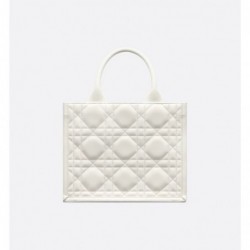 Sac Dior Book Tote Small blanc