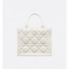 Sac Dior Book Tote Small blanc