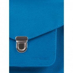 Petit Sac à Main Cuir Bleu