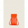 Sac TéLéPhone Cuir Orange Femme