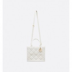 Sac Dior Book Tote Small blanc