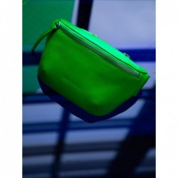 Mini Sac Banane Cuir Vert Femme