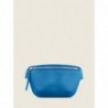 Mini Sac Banane Cuir Bleu Femme