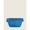 Mini Sac Banane Cuir Bleu Femme