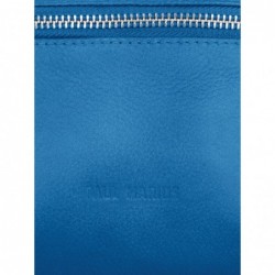 Mini Sac Banane Cuir Bleu Femme