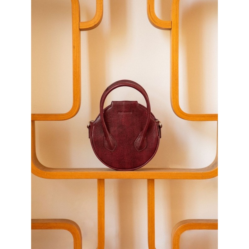 Sac à Main Cuir Rouge Femme