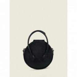 Mini Sac à Main Cuir Noir Femme