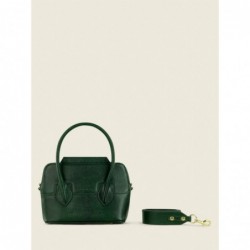 Mini Sac à Main Cuir Vert Femme