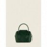 Mini Sac à Main Cuir Vert Femme