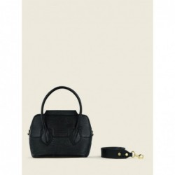 Mini Sac à Main Cuir Noir Femme