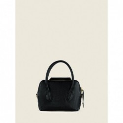 Mini Sac à Main Cuir Noir Femme