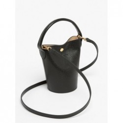 Sac bandoulière XS Epure cuir LONGCHAMP Noir