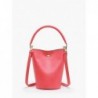 Sac bandoulière XS Epure cuir LONGCHAMP Fraise