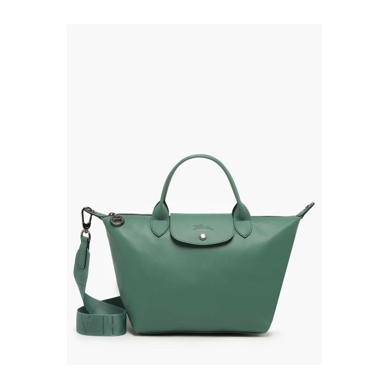 Sac porté main S Le Pliage Xtra cuir LONGCHAMP Sauge