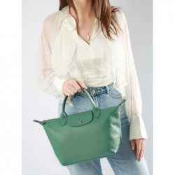 Sac porté main S Le Pliage Xtra cuir LONGCHAMP Sauge