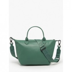 Sac porté main S Le Pliage Xtra cuir LONGCHAMP Sauge