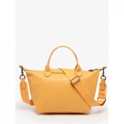 Sac porté main S Le Pliage Xtra cuir LONGCHAMP Abricot