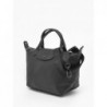 Sac porté main S Le Pliage Xtra cuir LONGCHAMP Noir