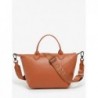 Sac porté main S Le Pliage Xtra cuir LONGCHAMP Cognac