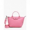 Sac porté main S Le Pliage Xtra cuir LONGCHAMP Rose